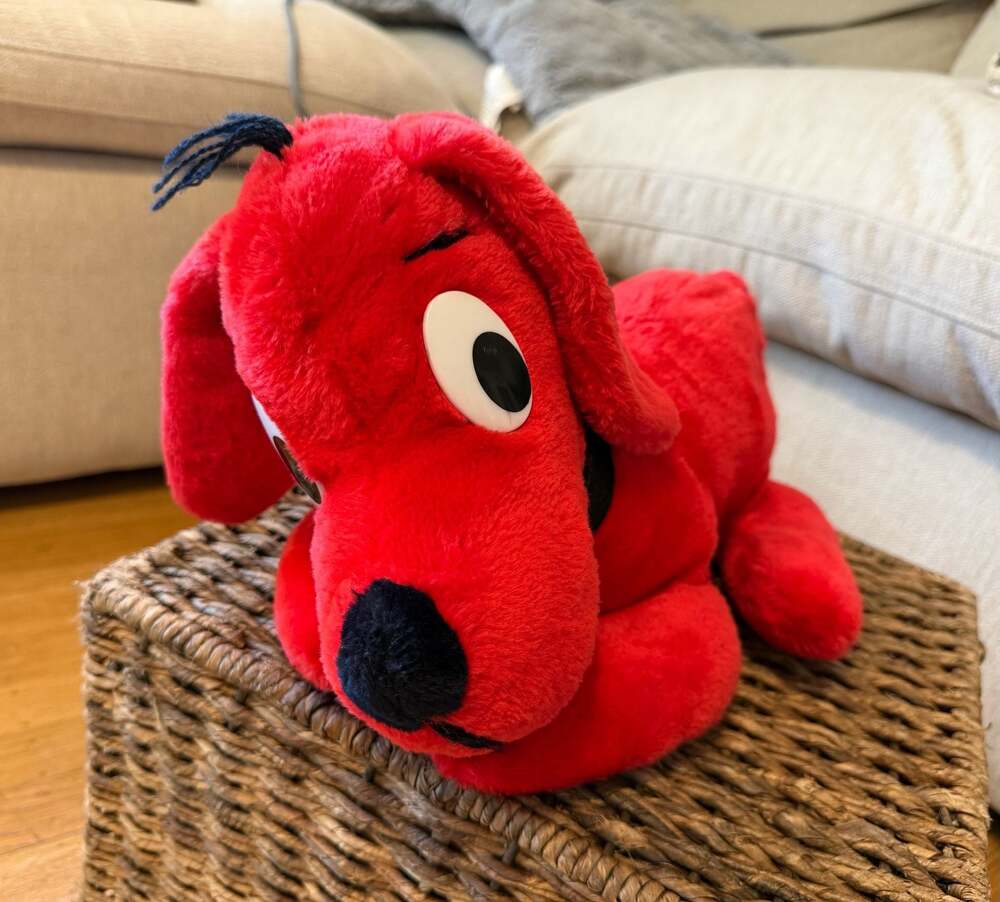 Vintage 1987 Clifford The Big Red Dog Plush 16” Eden Toys Norman Bridwell